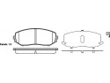 Тормозные колодки дисковые Toyota RAV 4 (P13253.02) Woking