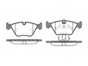 Тормозные колодки дисковые BMW 5 (P3703.25) Woking