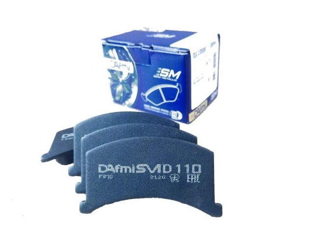 Гальмівні колодки дискові передні ЗАЗ 1102 (D110SM) Dafmi