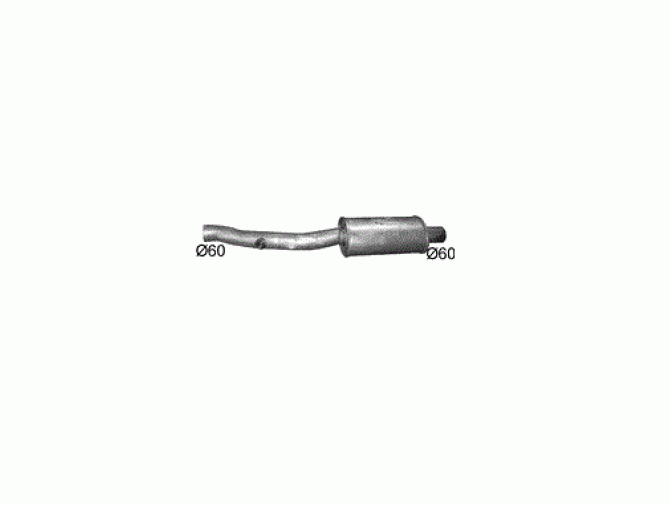 Резонатор БМВ 316/318/320 (BMW 316/318/320) (03.58) Polmostrow