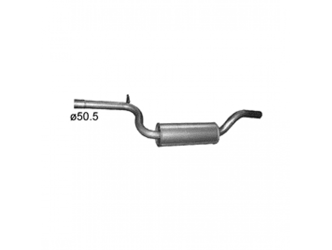 Резонатор Фольксваген Пассат (VolksWagen Passat) (30.005) Polmostrow