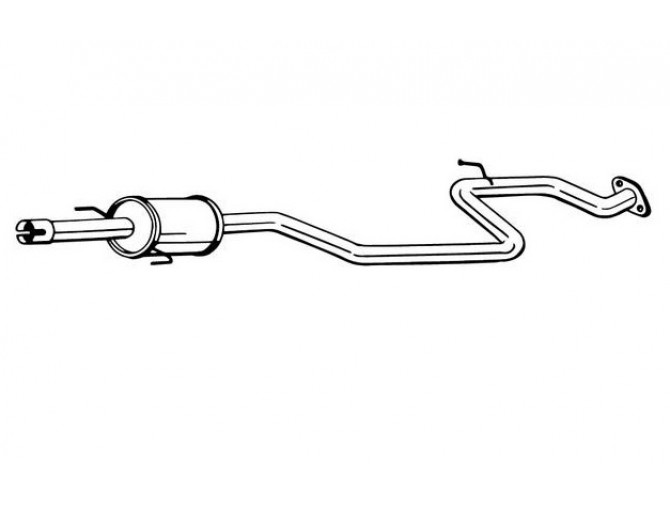 Резонатор Тойота Ярис  (Toyota Yaris) 12- (284-801) Bosal