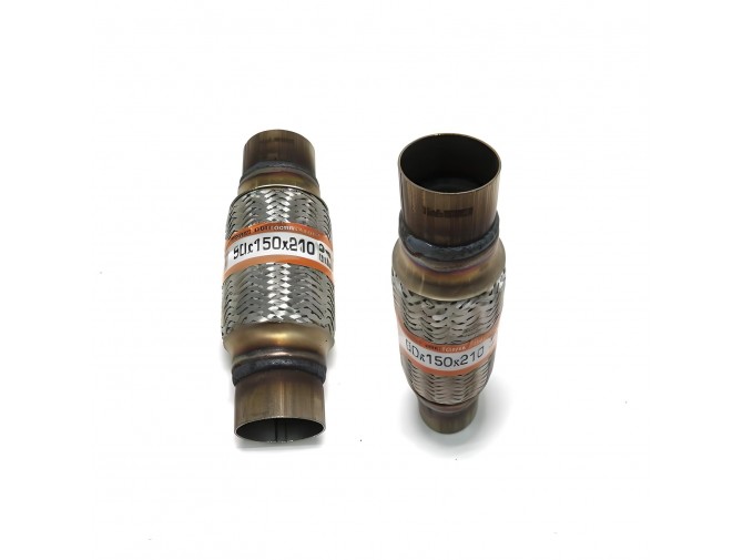 Гофра глушника 50х150х210 3-х слойная + фланец EuroEx NEXIA, TUCSON