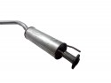 Резонатор Опель Астра (Opel Astra) 1.4/1.6i 16V kombi kat 91-98 (17.40) Polmostrow
