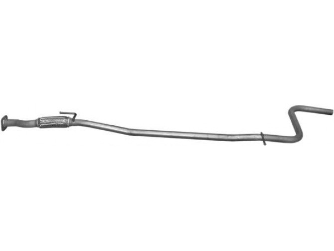 Середня трубка глушника Фіат Албея (Fiat Albea) 1.4 8V (07.288) Polmostrow