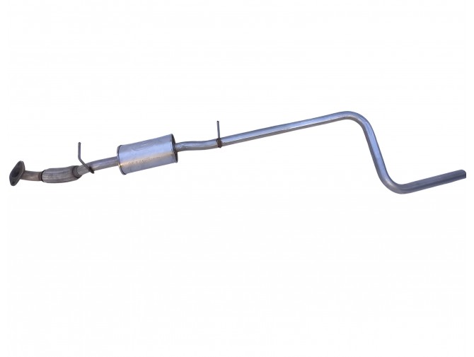 Резонатор (средняя часть глушителя) Форд Фиеста (Ford Fiesta) 1.6i-16V 01-08 , Форд Фьюжн (Ford Fusion) 1.6i-16V 02- , Мазда 2 (Mazda 2) 1.6i-16V 03-07 (08.674) Polmostrow
