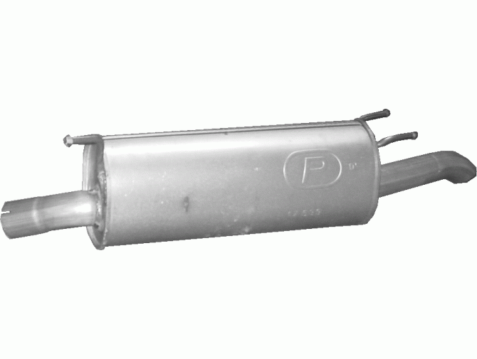 Глушитель Опель Омега Б (Opel Omega B) 2.0 DTi / 2.2 DTi / 2.5 DTi 97 - 03 (17.639) Polmostrow