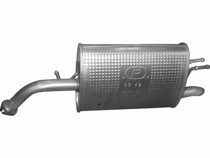 Глушитель Шевроле Спарк (Chevrolet Spark) 1.0 /09- (05.42) Polmostrow