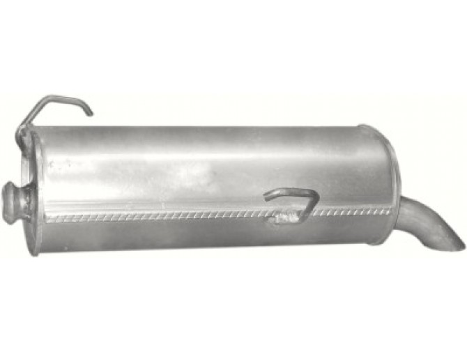 Глушитель Пежо 206 (Peugeot 206) 1.4/1.6 98- (19.243) Polmostrow