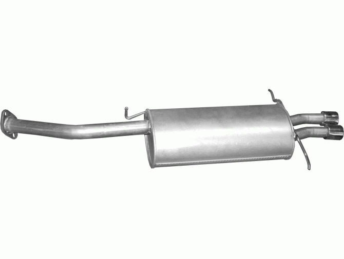 Глушитель Мазда МХ6 (Mazda MX6) 91-96 2.5 (12.06) Polmostrow