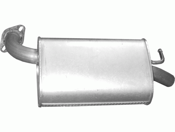 Глушитель Мазда 6 (Mazda 6) 2.0/2.3 05-07 (12.215) Polmostrow