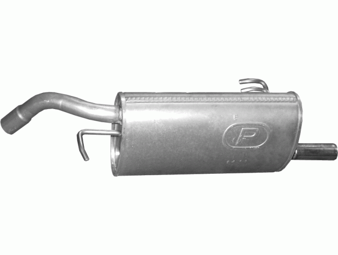 Глушник Мітсубісі Кольт/Смарт Форфоур (Mitsubishi Colt/SMART FORFOUR) (14.11) 88-92 1.1/1.3/1.4 04 Polmostrow