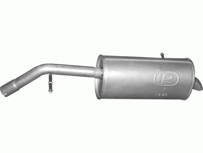 Глушник Пежо 207 (Peugeot 207) 1.6D 06-11 (19.25) Polmostrow