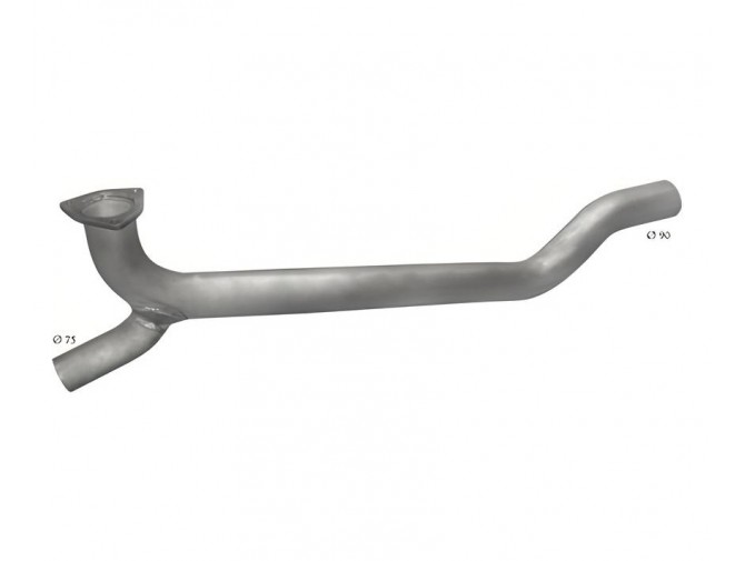 Труба приймальна Mersedes 817F/917F/1120F/1124F din 52201 00- (69.30) Polmostrow