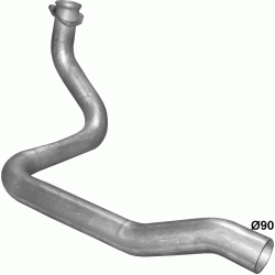 Труба приймальна Renault Midlum 99 (70.06) Polmostrow