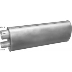 Глушник MAN L2000/M2000L 93- din 47300 (68.18) Polmostrow алюмінізірованний