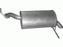 Глушник Пежо 407 (Peugeot 407) 2.2i 04- (19.162) Polmostrow
