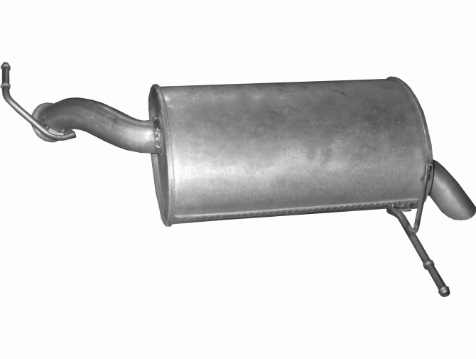 Глушник Пежо 407 (Peugeot 407) 2.2i 04- (19.162) Polmostrow