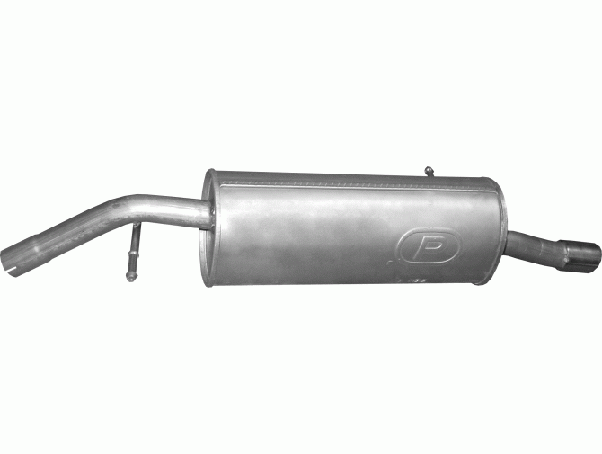 Глушитель Пежо 207 (Peugeot 207) 1.4i/1.6i 16V 07-13 (19.182) Polmostrow