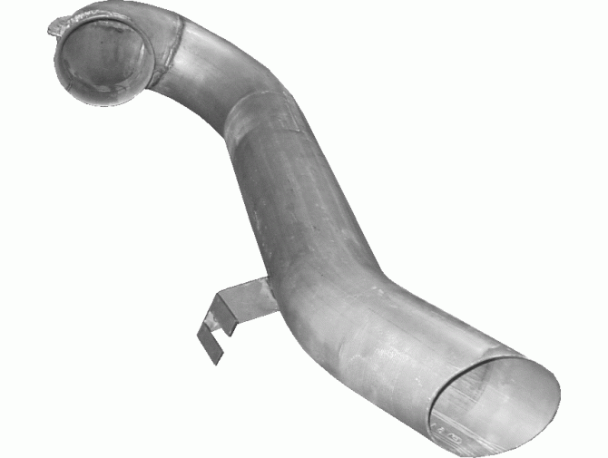 Труба вихлопная DAF XF 95 din 21739 (61.172) Polmostrow