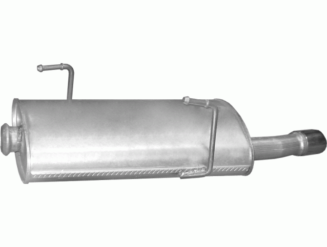 Глушитель Пежо 206 (Peugeot 206) 2.0 16V 99 -07 (19.507) Polmostrow